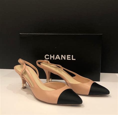 buy chanel slingback shoes|vintage chanel slingback heels.